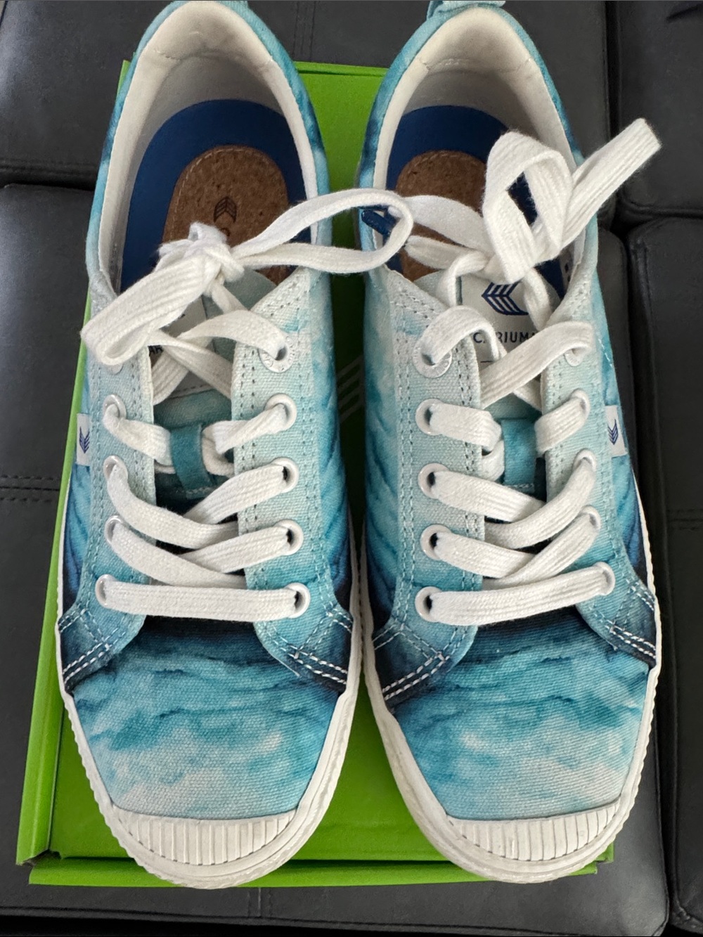 Cariuma OCA Low Ocean Day SE canvas sneakers women’s 9